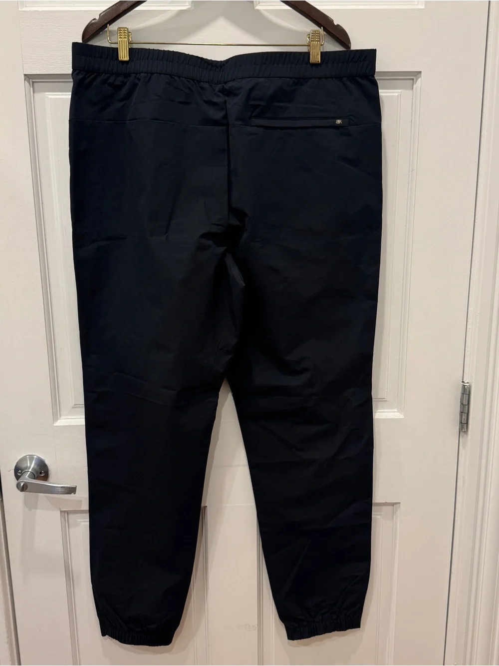 Banana Republic Navy Blue Performance Jogger Pants 38 Techwear Quiet Luxury Trav